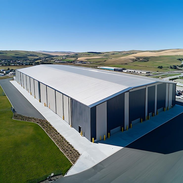 arafed-building-with-large-metal-roof-parking-lot_1034036-101864