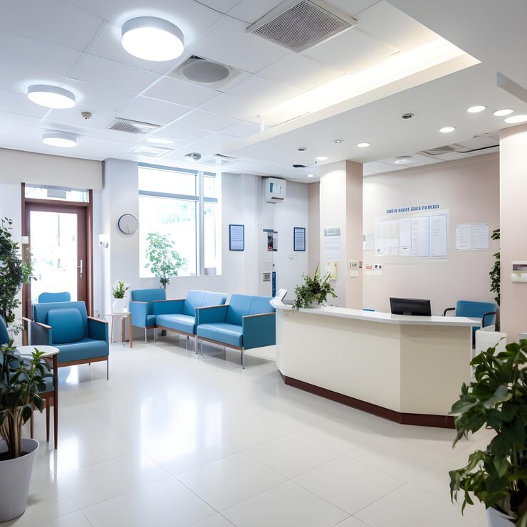 glimpse into welcoming efficient ambiance modern clinic_981640 54898