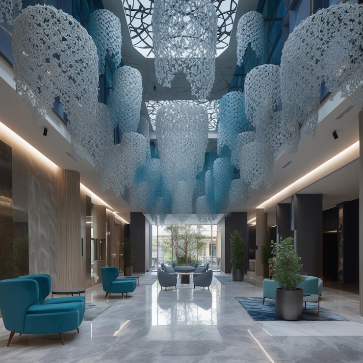 there-is-large-lobby-with-lot-blue-chairs-generative-ai_958108-28782